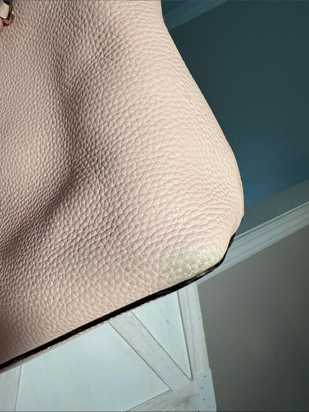 kate spade Pebbled Leather Tote in Blush
